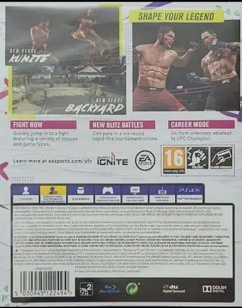 UFC4 PS4 GAME PRICE IS  NEGOTIABLE 2