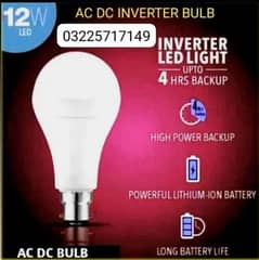 AC DC Bulbs White Rechabale Charging Led Bulb Emergency Room Led Bulb