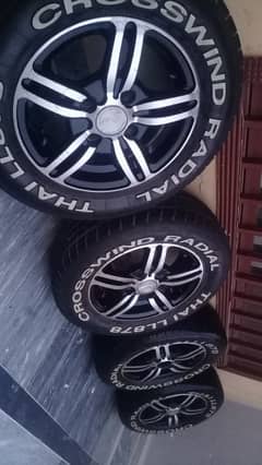 12 inch alloy rims and tyres 0