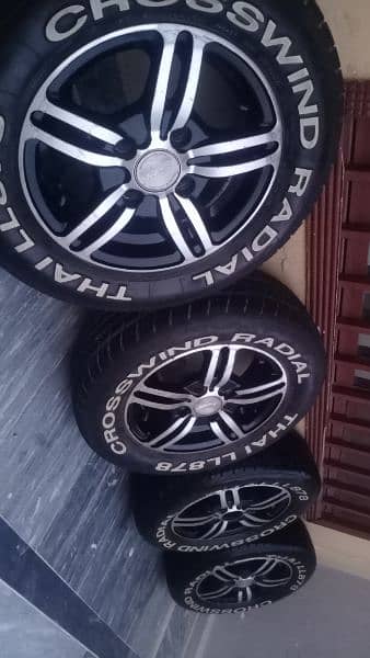 12 inch alloy rims and tyres 0