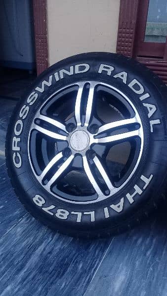 12 inch alloy rims and tyres 1