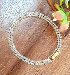 1pcs gold plated chain bracelet