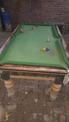 2 billiard/snooker tables 6×3