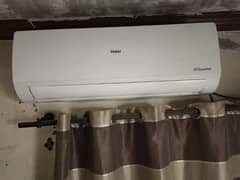 Haier 1.5 ton inverter one year used condition like new 100% cooling