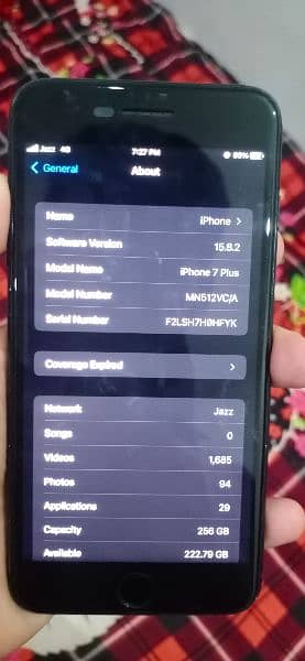 Iphone 7 Plus 256GB PTA approved 1