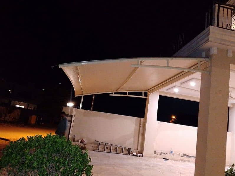 Tensile Car Parking Shade | Car Porch | Marquee Shed | Pole shed 7