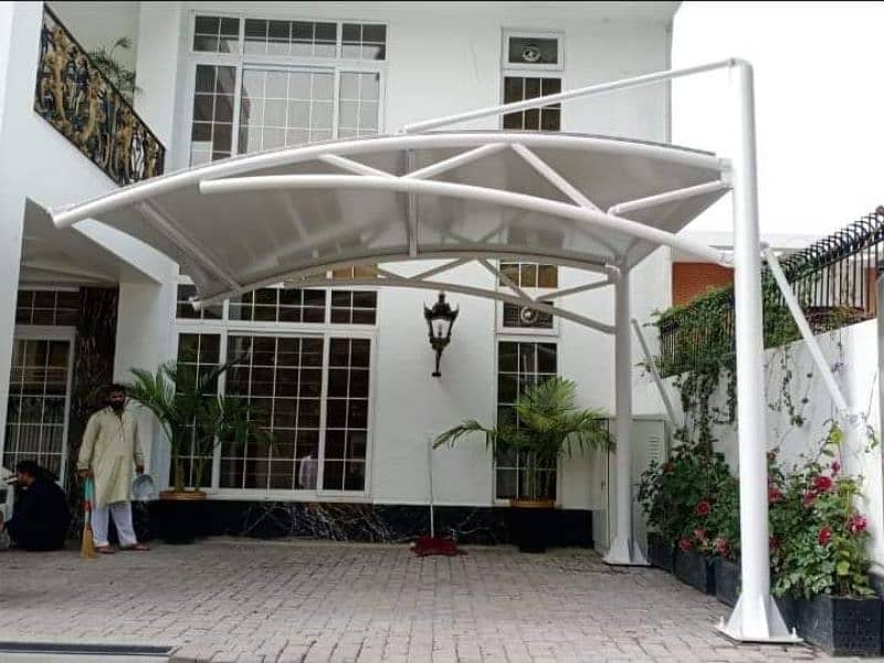 Tensile Car Parking Shade | Car Porch | Marquee Shed | Pole shed 14