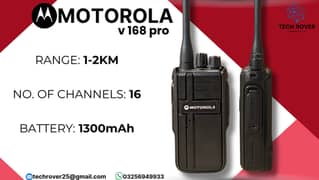 Walkie Talkie | Motorola | V168 Pro | Wireless | Two Way Radio