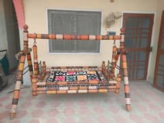 Handcrafted Traditional Wooden Jhoola (Swing) for Sale