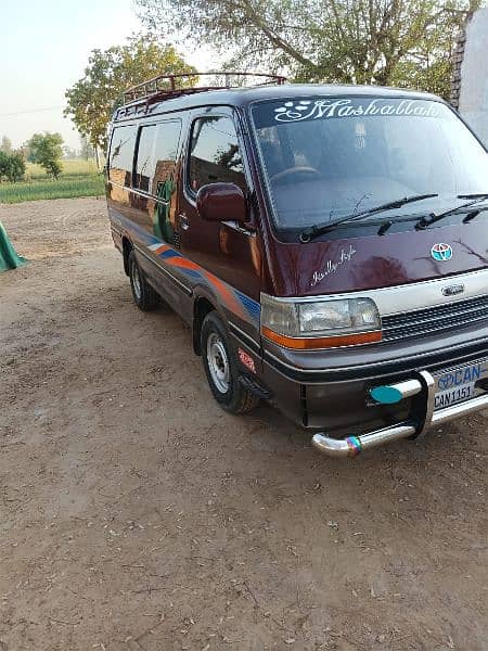 toyta hiaec model 1990 import 2023 all Punjab number. 0