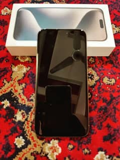 Iphone 15 pro max natural titanium, 256 gb