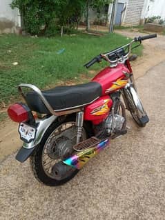 Honda 125 model 2021 Karachi number urgent sale (03361309102)