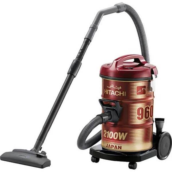 Imported) Hitachi High Power Drum Vacuum Cleaner Machine - 2000Watts 1