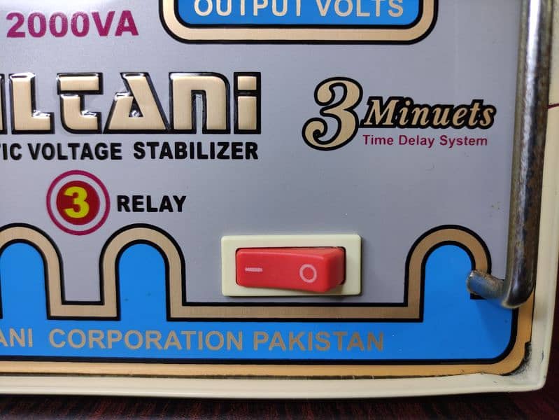 Sultani 2000 Watts VA Automatic Voltage Stabilizer Stabiliser Copper 3