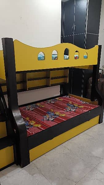 Bunk bed | Kid wooden bunker bed | kids bed | Double bed | Triple bed 3