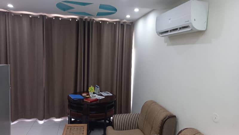 1 BED FULLY FURNISHED FULL LUXURY IDEAL BRAND NEW FLAT FOR RENT IN IDEAL LOCATION BAHRIA TOWN LAHORE 27