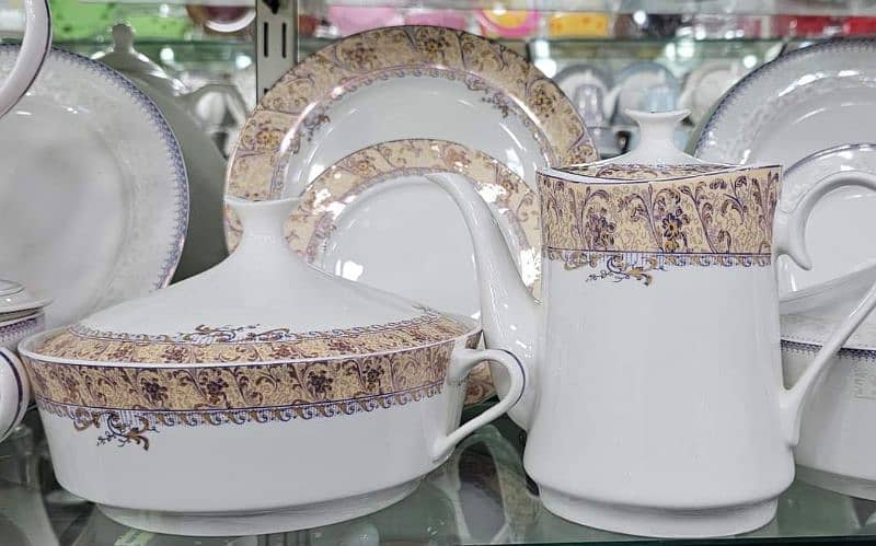 new dinner set 61pcs super bone 1