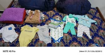 one time weared clothes for new born boy in fair price