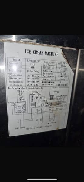 IMPORTED ICE CREAM MACHINE 2