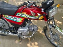 Honda CD 70 model 2023 Open Invoice Good Condition