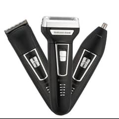 men hair trimmer shawer and noise shawer 3 piece