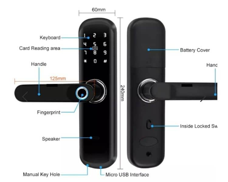 smart fingerprint door lock wifi 1