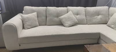 L shaped imported 6seater sofa