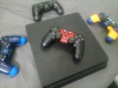 PS4 slim 1tb used with 6 games