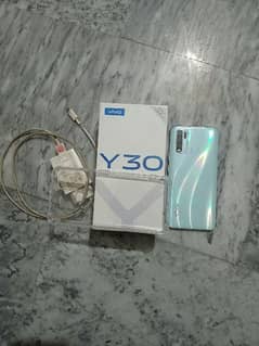 Vivo Y30 4+128 With original charger Box Vip condition 10/10