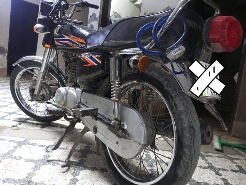 Honda CG 125 Euro 2 Black 3