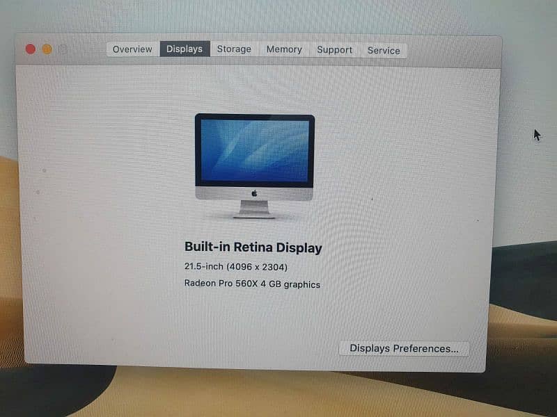 Apple iMac Ratina 4k 8GB /256GB i5 4