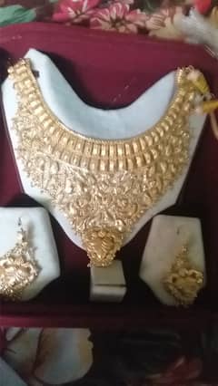 Beautiful design 24k Necklace set for sale