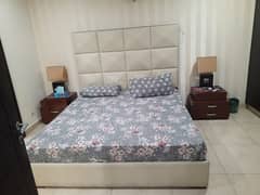 Front view fully furnished 1 bedroom apartments for rent in height 3 extension phase 4 bahria town Rawalpindi