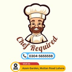 Food Chef Required in Lahore 0