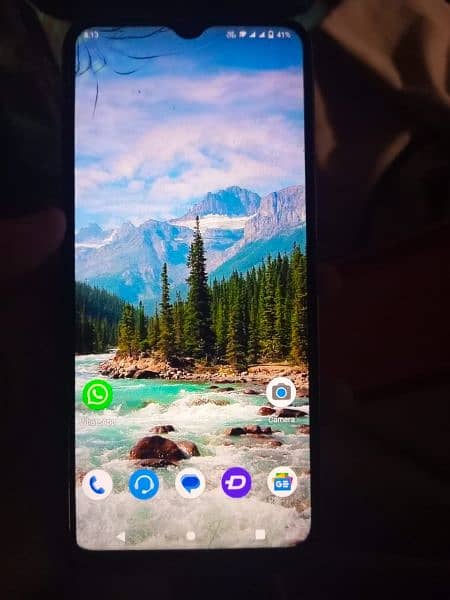 Vivo Y20 upper side screen glass damaged but display work also good 1