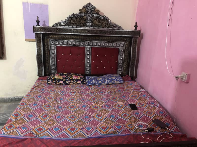 Wooden King size Bed 2