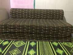 Package of wooden chairs, single bed and sofa kam bed 0