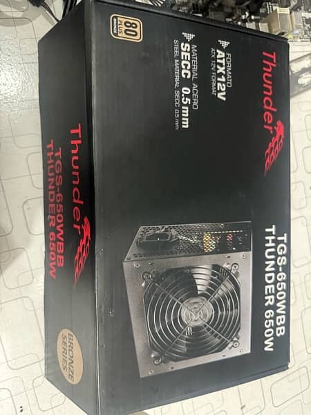 THUNDER GAMING Power Supply 650 WATT Non-Modular, Bronze Series 3