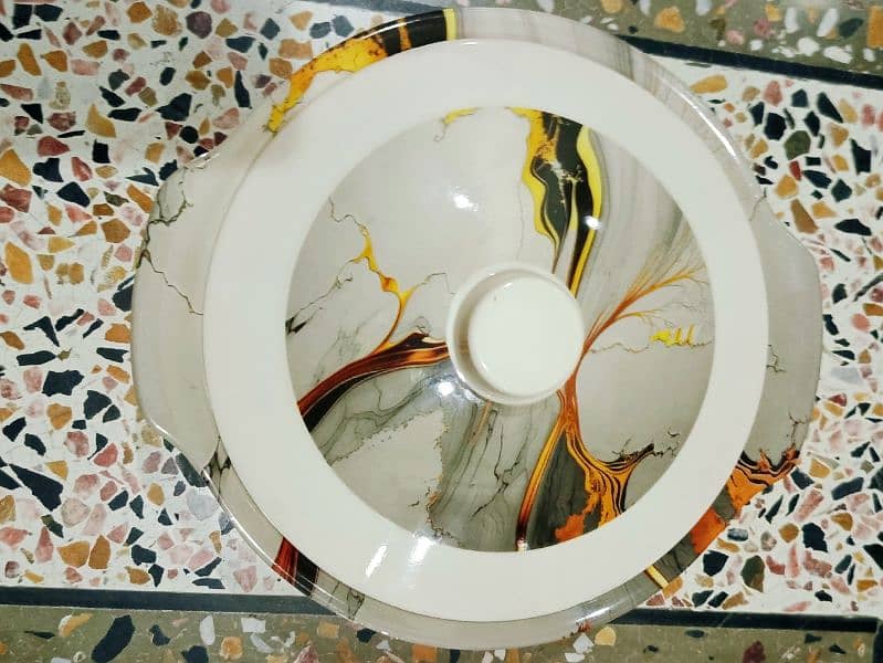 MARBLE STYLE DINNER SET 3