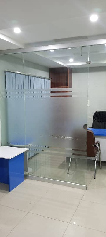 Furnished office space available for rent in bahria town phase 4 civic center 7