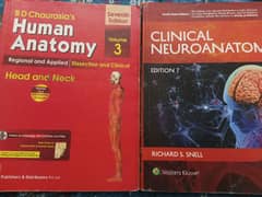 Clinical Neuroanatomy by richard s. Snell BD Chaurasia's Human Anatomy