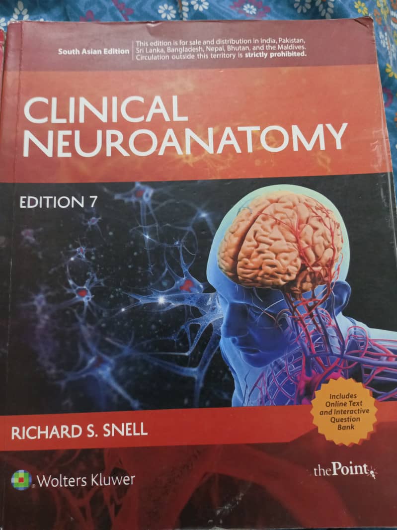 Clinical Neuroanatomy by richard s. Snell BD Chaurasia's Human Anatomy 1