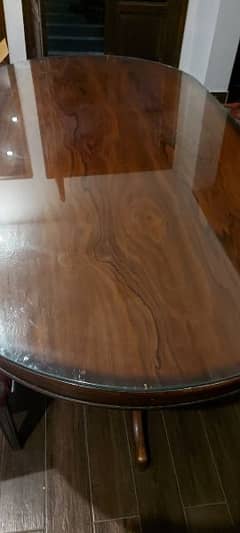 Glass Top Grand Dining Table urgent Sale