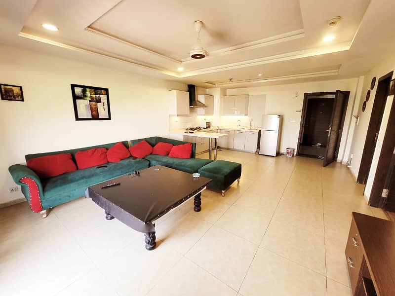 Height 1 Furnished one bedroom flat for rent in Height 1 bahria town Rawalpindi 7