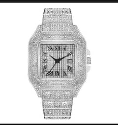 SIDHU MOOSE WALA Luxury Diamond Men Women Watches Gold Watch Ladies