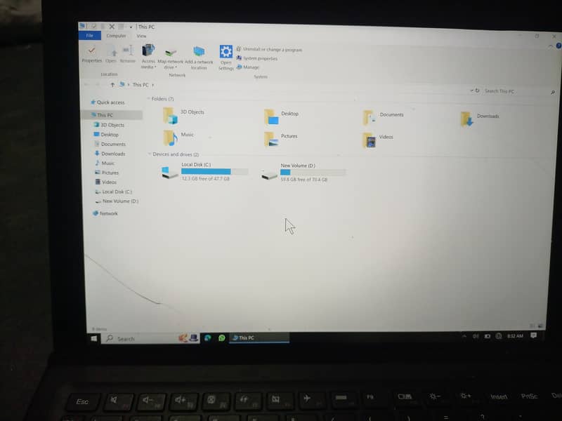 lenovo ideapad 4gb ram / 128gb ssd 10