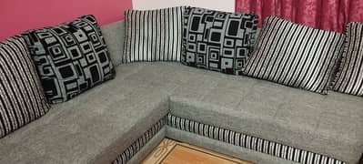 L shape sofa almost new