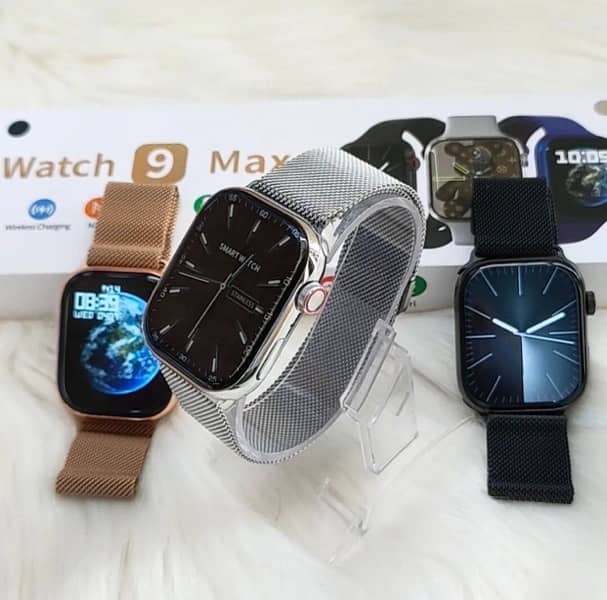 Smart Watch i9 / Stainless steel body with free chain strap 2