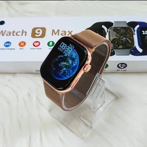 Smart Watch i9 / Stainless steel body with free chain strap 3