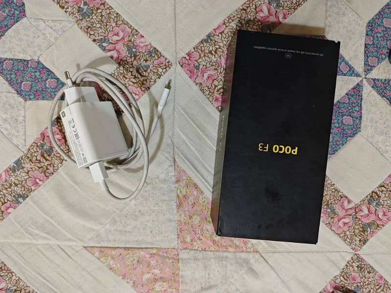 Poco F3 (6/128) 5g,  Original Charger, Cable and Box 4